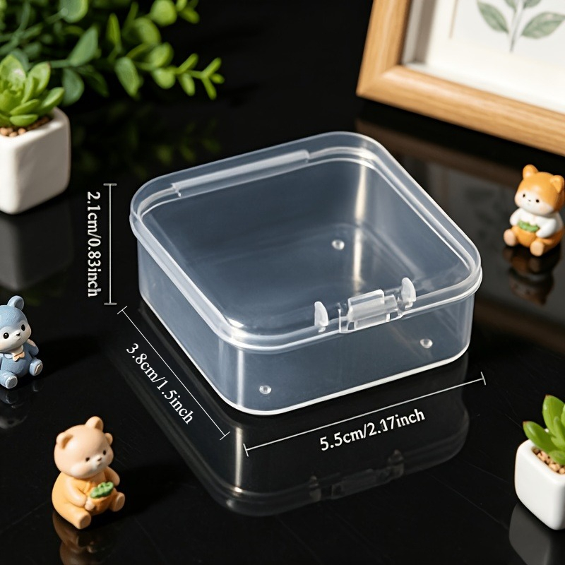 16pcs Plastic Storage Boxes for Jewelry Organization